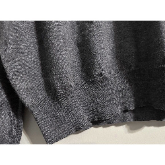 Tricots St Raphael Platinum Gray sweater Merino Wool Silk-Cashmere Men’s large - Picture 4 of 14